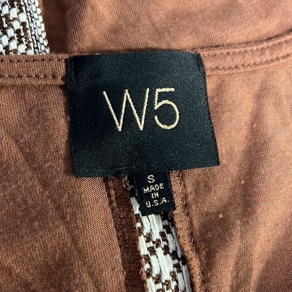 W5 SMALL BROWN and CREAM TANK TOP - Picture 6 of 7